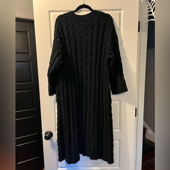 Foxblood Cable Knit Cardigan Duster XL/2XL - Picture 3 of 5